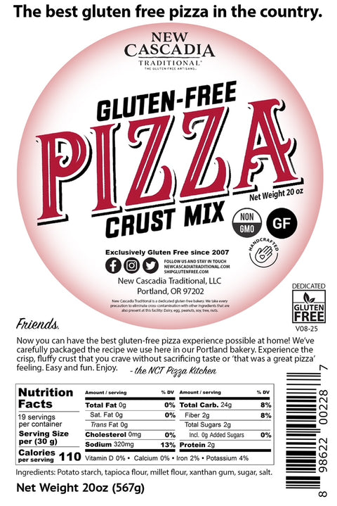 20oz. Gluten-Free Pizza Crust Mix