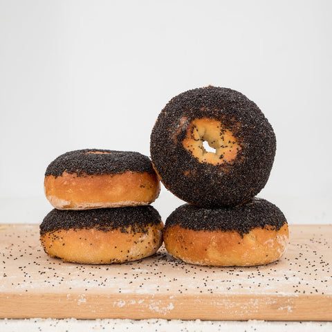 Gluten-Free Poppy Seed Bagels 4-Pack - New Cascadia Traditional