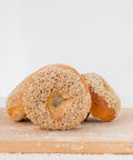 Gluten-Free Sesame Bagels 4-Pack - New Cascadia Traditional
