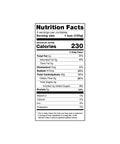 hamburger bun nutrition label
