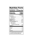 sesame bagel nutrition label